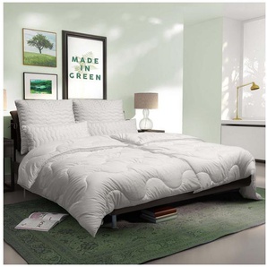 John Cn Microfaserbettdecke Julia, Bettdecken für Sommer und Winter, Füllung: Polyester, Bezug: 100% Polyester, Bettdecke 135x200 cm, 155x220 cm, Made in Green, Decke