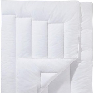 Microfaserbettdecke SCHLAFGUT Premium Bettdecken Gr. B/L: 155 cm x 220 cm, normal, weiß Allergiker Bettdecke