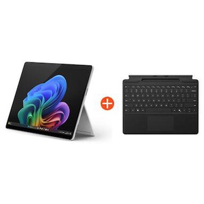 Microsoft Surface Pro (11. Edition) Copilot+ PC 13 OLED 2in1 Platin Snapdragon® X Elite 16GB/512GB SSD Win11 EP2-08363 ohne Netzteil inkl. MS Surface Pro Keyboard mit Stiftaufbewahrung schwarz EP2-08363+ 1T27-02X