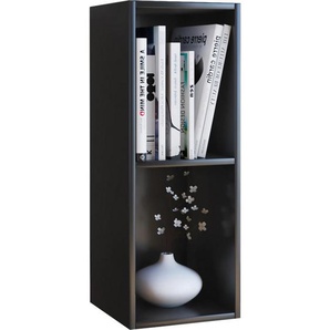 Mid.you Aktenregal, Schwarz, Holzwerkstoff, 1 Fächer, 34x72x30 cm, Arbeitszimmer, Büroregale, Aktenregale