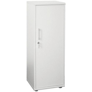 Mid.you Aktenschrank, Weiß, Holzwerkstoff, 2 Fächer, 39.3x110.9x34.5 cm, Beimöbel erhältlich, in verschiedenen Holzdekoren abschließbar,