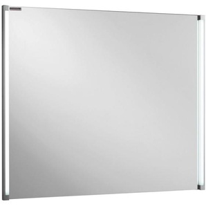 Mid.you Badezimmerspiegel, Alu, Glas, Holzwerkstoff, rechteckig, F, 81x67x4 cm, Badezimmer, Badezimmerspiegel, Badspiegel