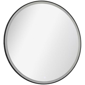 Mid.you Badezimmerspiegel , Glas , rund , 80x80x3 cm , Badezimmer, Badezimmerspiegel, Badspiegel