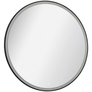 Mid.you Badezimmerspiegel, Glas, rund, 80x80x3 cm, Badezimmer, Badezimmerspiegel, Badspiegel