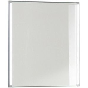 Mid.you Badezimmerspiegel LED-Line , Alu , Glas , rechteckig , 60x67x4 cm , Badezimmer, Badezimmerspiegel, Badspiegel