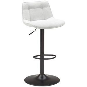 Mid.you Barhocker, Beige, Metall, Textil, rund, 44x84x49 cm, Esszimmer, Barmöbel, Barhocker