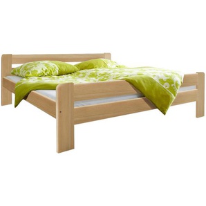 Mid.you Bett, Kiefer, Holz, Kiefer, massiv, 140x200 cm, für Rollrost geeignet, in verschiedenen Größen erhältlich, Schlafzimmer, Betten, Futonbetten