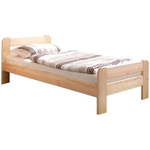 Mid.you Bett Ticaa 855862 Bert, Kiefer, Holz, Kiefer, massiv, 90x200 cm, in verschiedenen Größen erhältlich, nur für Rollroste geeignet, Schlafzimmer, Betten, Einzelbetten