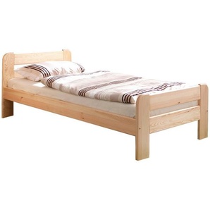 Mid.you Bett Ticaa 855862 Bert, Kiefer, Holz, Kiefer, massiv, 90x200 cm, in verschiedenen Größen erhältlich, nur für Rollroste geeignet, Schlafzimmer, Betten, Einzelbetten