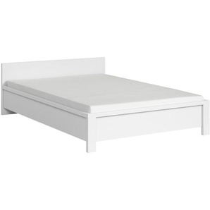 Mid.you Bett, Weiß, 140x200 cm, FSC Mix, Schlafzimmer, Betten, Einzelbetten