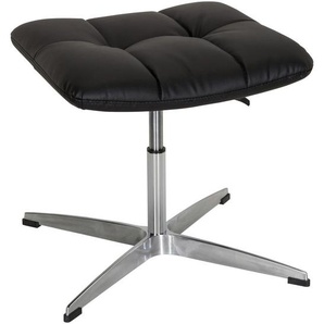 Mid.you Bürohocker, Schwarz, Textil, Drehkreuz, 47x38x47 cm, Arbeitszimmer, Bürostühle, Bürohocker