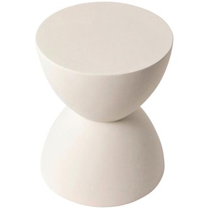 Mid.you Couchtisch, Beige, Stein, zylindrisch, Sockel, 32x40x32 cm, Wohnzimmer, Wohnzimmertische, Couchtische