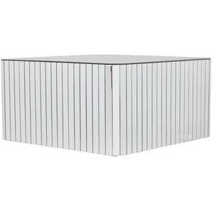 Mid.you Couchtisch, Klar, Holzwerkstoff, Glas, quadratisch, 60x31x60 cm, Wohnzimmer, Wohnzimmertische, Couchtische