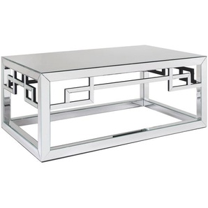 Mid.you Couchtisch, Klar, Glas, Holzwerkstoff, rechteckig, eckig, 121x49x73.5 cm, Wohnzimmer, Wohnzimmertische, Couchtische