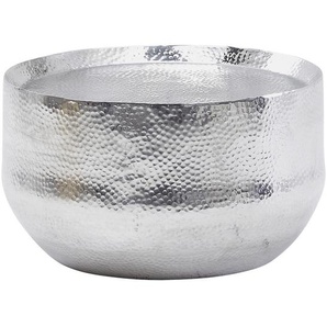 Mid.you Couchtisch, Silber, Metall, rund, 60x35 cm, Wohnzimmer, Wohnzimmertische, Couchtische