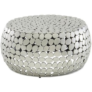 Mid.you Couchtisch, Silber, Metall, rund, rund, 66x32 cm, Wohnzimmer, Wohnzimmertische, Couchtische