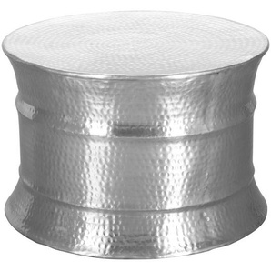 Mid.you Couchtisch, Silber, Metall, rund, 62x41 cm, Wohnzimmer, Wohnzimmertische, Couchtische