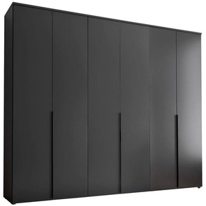 Mid.you Drehtürenschrank, Graphit, Kunststoff, 3 Fächer, 270x225x52 cm, Schlafzimmer, Kleiderschränke, Drehtürenschränke