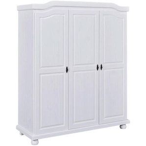 Mid.you Drehtürenschrank Interlink Bastian, Weiß, Holz, Holzwerkstoff, Kiefer, 4 Fächer, 150x180x56 cm, Blauer Engel, BQ - Bündnis für Qualität, Made in Germany, Schlafzimmer, Kleiderschränke, Drehtürenschränke