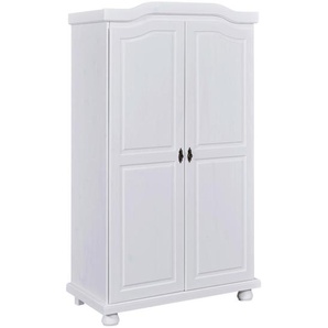 Mid.you Drehtürenschrank Interlink Hedda , Weiß , Kiefer , 4 Fächer , 104x180x56 cm , Blauer Engel, BQ - Bündnis für Qualität, Made in Germany , Schlafzimmer, Kleiderschränke, Drehtürenschränke