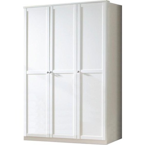 Mid.you Drehtürenschrank Wimex Filou, Weiß, Metall, 4 Fächer, 135x199x58 cm, BQ - Bündnis für Qualität, Made in Germany, DIN EN ISO 9001, Typenauswahl, Beimöbel erhältlich, Kinder- & Jugendzimmer, Jugendmöbel, Jugendkleiderschränke