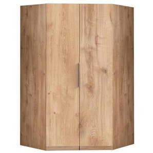 Mid.you Eckschrank , Eiche , 9 Fächer , 120x236x120 cm , BQ - Bündnis für Qualität, Made in Germany, DIN EN ISO 9001 , in verschiedenen Größen erhältlich, Holzdekoren erhältlich , Schlafzimmer, Kleiderschränke, Eckschränke