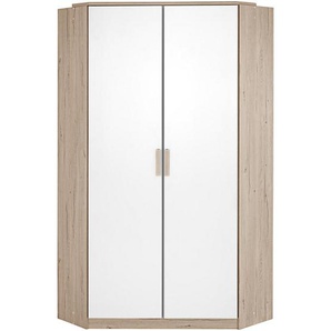 Eck-Kleiderschrank 95x95 cm Eckschrank Mädchen rosa Baby-Zimmer 197cm hoch 