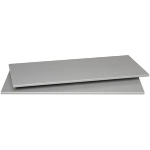Mid.you Einlegebodenset, Grau, Holzwerkstoff, 87x1x50 cm, BQ - Bündnis für Qualität, Made in Germany, DIN EN ISO 9001, Schlafzimmer, Kleiderschränke,