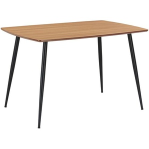 Mid.you Esstisch, Akazie, Metall, Holzwerkstoff, Holzoptik, rechteckig, eckig, 120x75x80 cm, FSC 100%, in verschiedenen Größen erhältlich, Esszimmer,