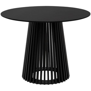 Mid.you Esstisch, Schwarz, Holzwerkstoff, rund, konisch, Säule, Sockel, 100x75x100 cm, Esszimmer, Tische, Esstische, Esstische rund