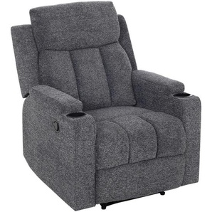 Mid.you Fernsehsessel, Grau, Textil, 81x99x95 cm, Relaxfunktion, Wohnzimmer, Sessel, Fernsehsessel