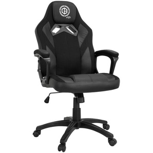 Mid.you Gamingstuhl, Schwarz, Textil, Drehkreuz, 63x120x71 cm, Wippfunktion, ergonomische Rückenlehne, Kinder & Jugendmöbel, Jugendmöbel, Gamingstühle