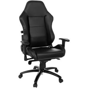 Mid.you Gamingstuhl, Schwarz, Textil, Drehkreuz, 69x144x55 cm, Wippmechanik mit Härtegradeinstellung, Sitzfläche 360° drehbar, Kinder & Jugendmöbel, Jugendmöbel, Gamingstühle