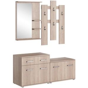 Mid.you Garderobe, Sonoma Eiche, 137x179x41 cm, Garderobe, Garderoben-Sets