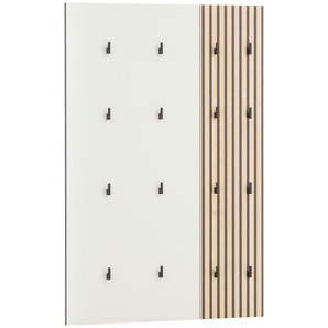 Mid.you Garderobenpaneel, Eiche, Beige, Holzwerkstoff, 73.5x109x2.6 cm, Aufhängemöglichkeit, Garderobe, Garderobenpaneele, Garderobenpaneele