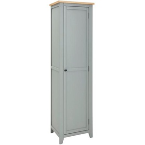 Mid.you Garderobenschrank, Grau, Natur, Holzwerkstoff, Eiche, Kiefer, furniert, massiv, 3 Fächer, 56x200x43 cm, Garderobe, Garderobenschränke