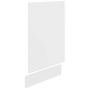 Mid.you Geschirrspülerfront, Weiß, Holzwerkstoff, 45x67x2 cm, Küchen, Küchenmöbel, Küchenschränke, Geräteumbauschränke