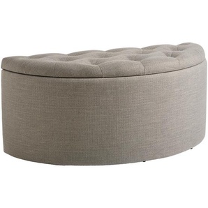 Mid.you Hocker, Grau, Textil, 100x44x42 cm, Stauraum, Wohnzimmer, Hocker, Sitzhocker