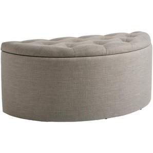 Mid.you Hocker, Grau, Textil, 100x44x42 cm, Stauraum, Wohnzimmer, Hocker, Sitzhocker