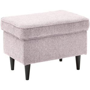 Mid.you Hocker , Rosa , Textil , rechteckig , 63x43x42 cm , Wohnzimmer, Hocker, Sitzhocker