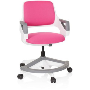Mid.you Jugenddrehstuhl, Pink, Kunststoff, Drehkreuz, 53x80-93x60 cm, Arbeitszimmer, Bürostühle, Jugend- & Kinderschreibtischstühle
