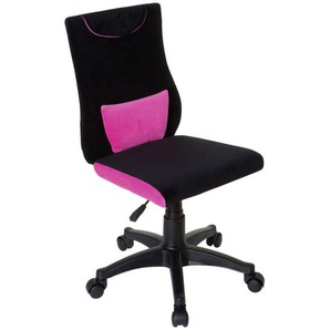 Mid.you Jugenddrehstuhl, Schwarz, Pink, Kunststoff, Drehkreuz, 40x87-97x40 cm, Arbeitszimmer, Bürostühle, Jugend- & Kinderdrehstühle