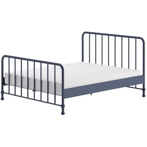Mid.you Kinder-/Juniorbett , Blau , Holz , 160x200 cm , Lattenrost , Kinder & Jugendmöbel, Kindermöbel, Kinderbetten, Kinder-Einzelbetten