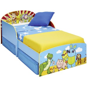 Mid.you Kinder-/Juniorbett Moose Toys TOY Story, Mehrfarbig, Metall, Textil, Holzwerkstoff, einzeln stellbar, 70x140 cm, Bettkasten, Kinder & Jugendmöbel, Kindermöbel, Kinderbetten
