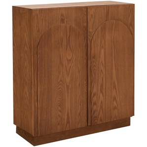 Mid.you Kommode, Natur, Holzwerkstoff, Tanne, furniert, 2 Fächer, 80x88x31 cm, Wohnzimmer, Kommoden & Sideboards, Kommoden