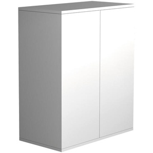 Mid.you Kommode, Weiß, Holzwerkstoff, 1 Fächer, 60x73x32 cm, in verschiedenen Holzdekoren erhältlich, Wohnzimmer, Kommoden & Sideboards, Kommoden