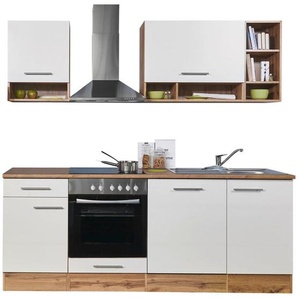 Mid.you Küchenleerblock, Weiß, Eiche, Metall, 1 Schubladen, nur wie online abgebildet bestellbar, Küchen, Küchenzeilen & Küchenblöcke, Küchenzeilen ohne Geräte