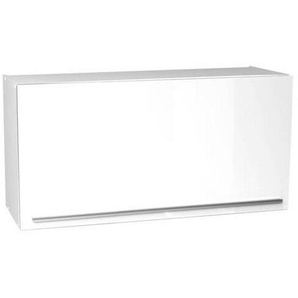 Mid.you Küchenoberschrank, Weiß, Weiß Hochglanz, Kunststoff, 1 Fächer, 100x50x34.6 cm, hängend, Küchen, Küchenmöbel, Küchenschränke,