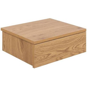 Mid.you Nachtschrank Actona Avignon, Wildeiche, Holzwerkstoff, 1 Schubladen, 37x13x32 cm, Reach, Schlafzimmer, Nachttische