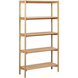 Mid.you Regal, Eiche, Holz, Eiche, 4 Fächer, 86x160x30 cm, Reach, Wohnzimmer, Regale, Bücherregale